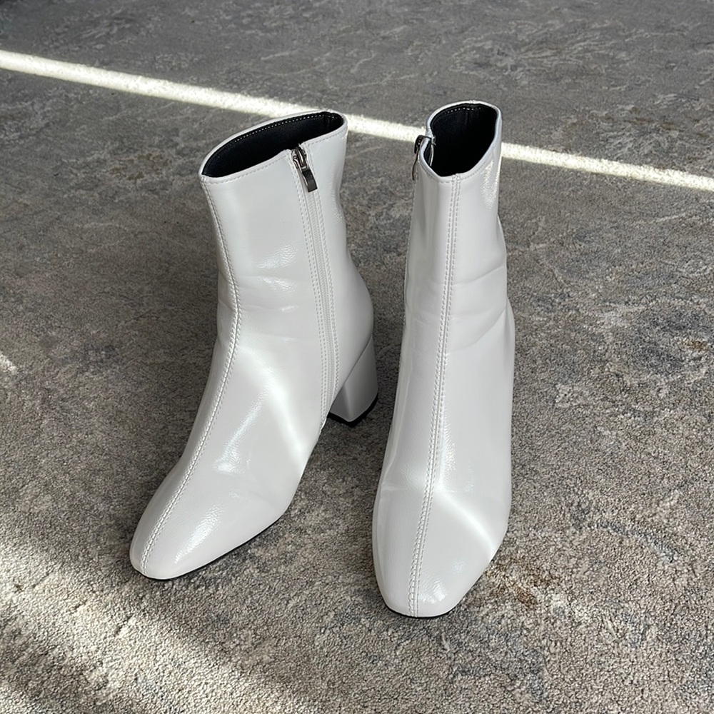 White booties